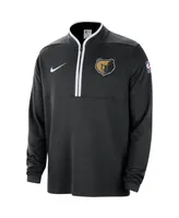 Men's Nike Black Memphis Grizzlies 2023/24 City Edition Authentic Coaches Half-Zip Top