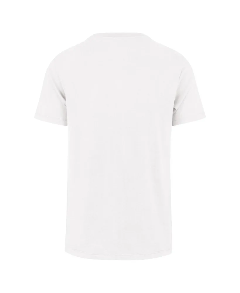 Men's '47 Brand White Detroit Lions Restart Franklin T-shirt