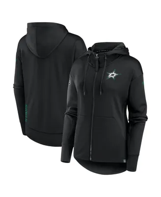 Women's Fanatics Black Dallas Stars Authentic Pro Scuba Full-Zip Hoodie