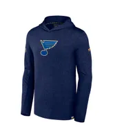 Men's Fanatics Navy St. Louis Blues Authentic Pro Lightweight Pullover Hoodie