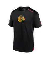 Men's Fanatics Black Chicago Blackhawks Authentic Pro Performance T-shirt