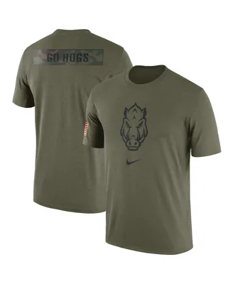 Men's Nike Olive Arkansas Razorbacks Military-Inspired Pack T-shirt