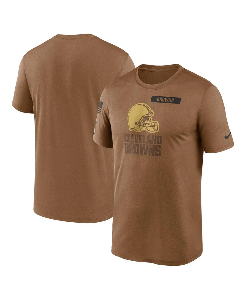 Men's Nike Brown Cleveland Browns 2023 Salute To Service Legend Performance T-shirt