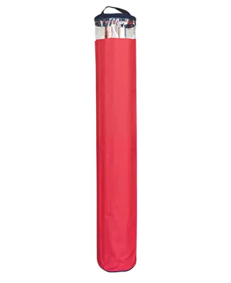 Northlight 41" Clear Zip Up Christmas Gift Wrap Storage Tube Bag, Holds 15-20 Rolls