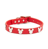 Disney Pet Collar, Faux Leather Dog Mickey Mouse