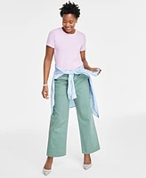 On 34th Women's Short-Sleeve Crewneck Modal T-Shirt, Created for Macy's