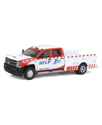 Green light Collectibles 1/64 Chevrolet Silverado Service Bed, Illinois Toll way, Dually Drivers