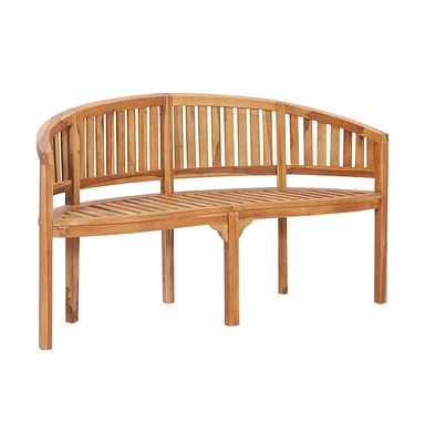 Banana Bench 59.4" Solid Teak Wood