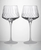 Waterford Lismore Arcus Wine, Set of 2