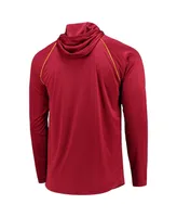 Men's Starter Burgundy Washington Football Team Raglan Long Sleeve Hoodie T-shirt