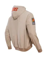 Men's Pro Standard Khaki Phoenix Suns Hybrid Full-Zip Hoodie