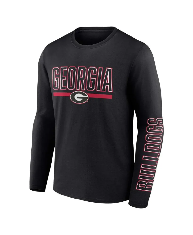 Men's Profile Georgia Bulldogs Big and Tall Two-Hit Graphic Long Sleeve T-shirt