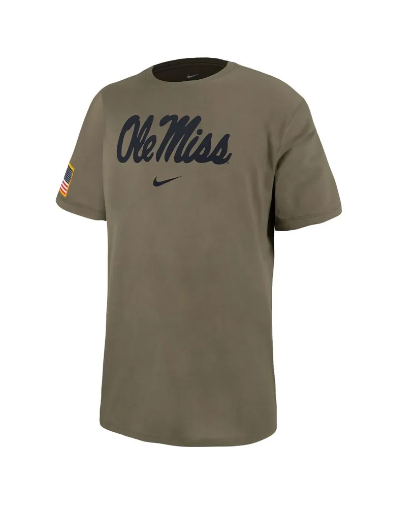 Men's Nike Olive Ole Miss Rebels Military-Inspired Pack T-shirt