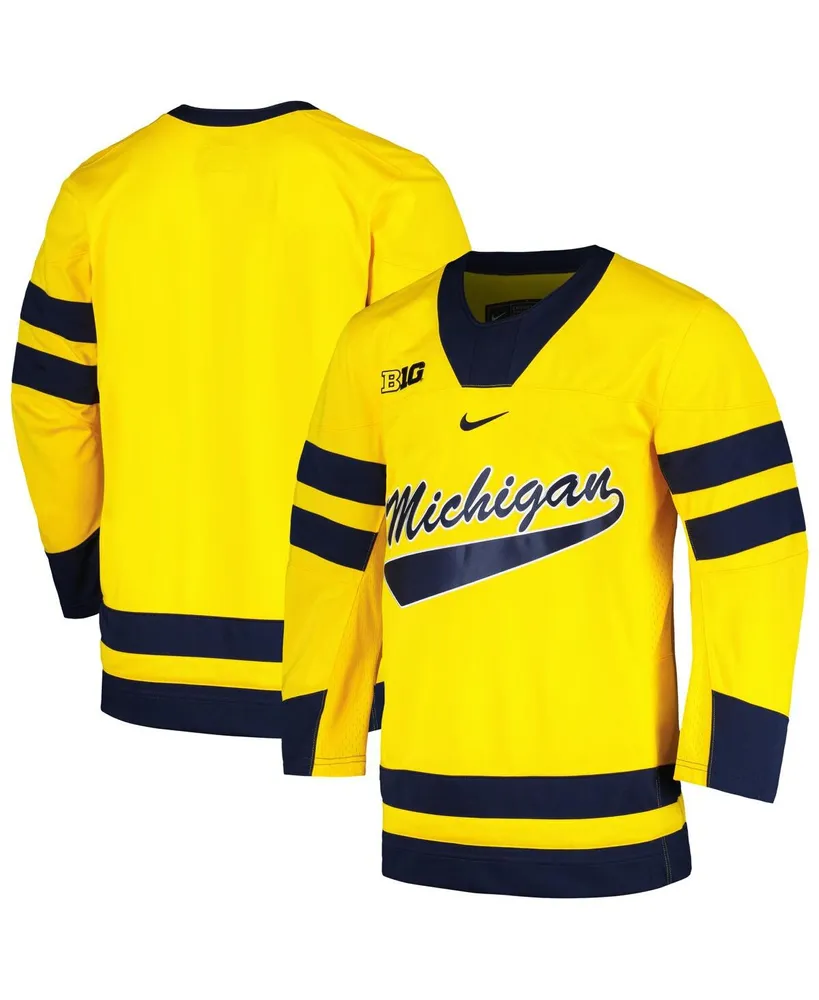 Men's Nike Maize Michigan Wolverines Replica Jersey