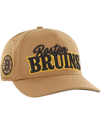 Men's '47 Brand Tan Boston Bruins Barnes Hitch Adjustable Hat