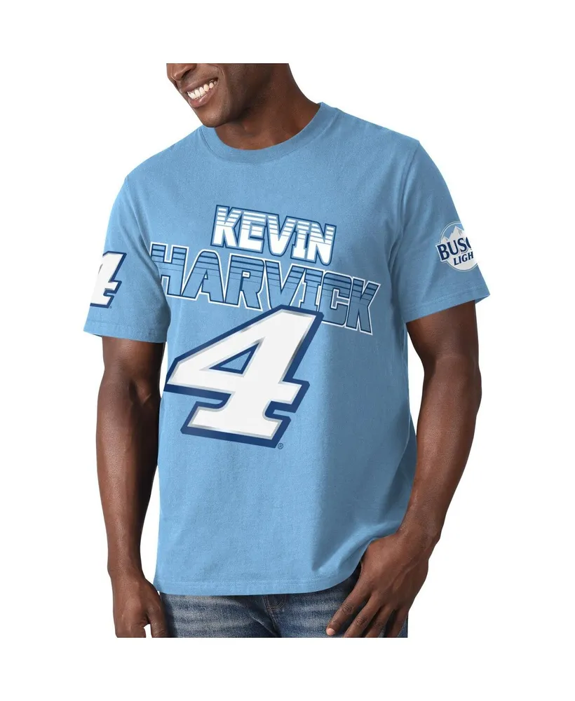 Men's Starter Light Blue Kevin Harvick Special Teams T-shirt