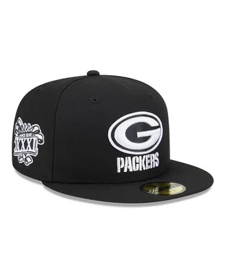 Men's New Era Green Bay Packers Main Patch 59FIFTY Fitted Hat