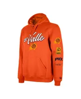 Men's New Era Orange Phoenix Suns Big and Tall 2023/24 City Edition Jersey Pullover Hoodie