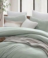 Dkny Pure Washed Linen 3-Piece Duvet Cover Set, Full/Queen