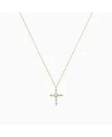 Opal Cross Necklace