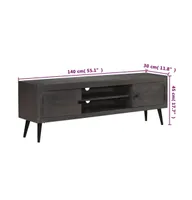 Tv Stand Solid Wood Mango 55.1"x11.8"x17.7"