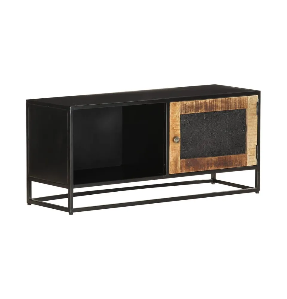 Tv Stand 35.4"x11.8"x15.7" Rough Mango Wood