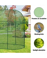 Aoodor Crop Cage Plant Protection Tent Netting Cover with Zippered Enclosure Door