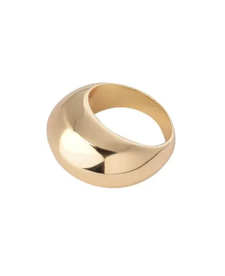 Laundry by Shelli Segal Gold Tone Cocktail Ring