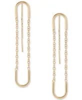 Lucky Brand Modern Stud Chain Earrings