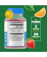 Lifeable Sugar Free Prebiotics Fiber for Kids 4g Gummies - Digestive System - Great Tasting Natural Flavor, Dietary Supplement Vitamins - 60 Gummies