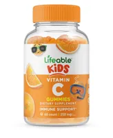 Lifeable Vitamin C for Kids 250 mg Gummies - Immune System - Great Tasting Natural Flavor, Dietary Supplement Vitamins - 60 Gummies