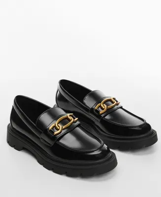 Mango Women's Chain Loafers