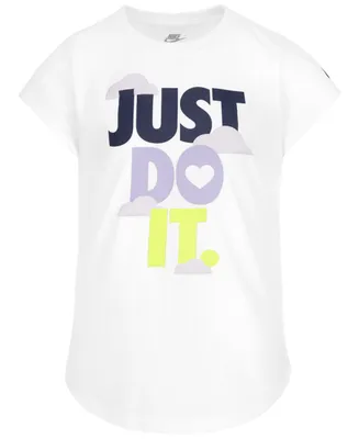 Nike Little Girls Just Do It Short Sleeve T-shirt