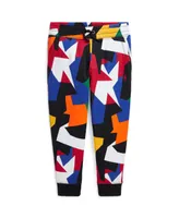 Polo Ralph Lauren Toddler and Little Boys Abstract-Print Double-Knit Jogger Pants