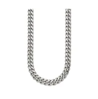 Chisel Stainless Steel Polished 24 inch Curb Chain Necklace