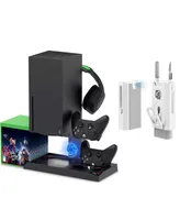 Vertical Cooling Stand Compatible with Xbox Series X Charging Station With Bolt Axtion Bundle