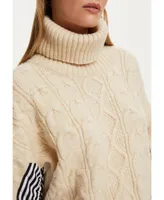 Women's Turtleneck Knit Sweater