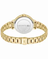 Lacoste Women's Riga Quartz Gold-Tone Stainless Steel Bracelet Watch 34mm