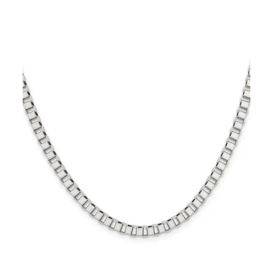 Chisel Stainless Steel 4mm Box Chain Necklace