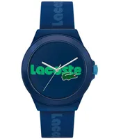 Lacoste Unisex Neocroc Quartz Blue Silicone Strap Watch 42mm