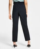 Bar Iii Women's Belted Cargo Pants, Created for Macy's