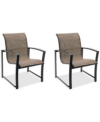 Wythburn Mix and Match Sleek Sling Outdoor Dining Chairs