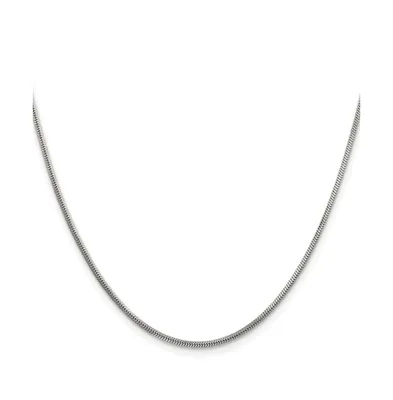 Chisel Stainless Steel 1.5mm Square Snake Chain Necklace