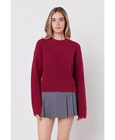 Women's Cozy Round neck Sweater