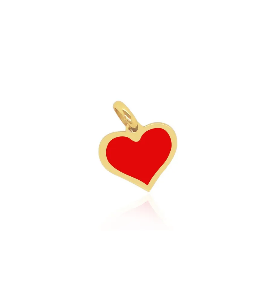 Macy's 14k Gold Charm Holder, Heart Charm Holder - Macy's