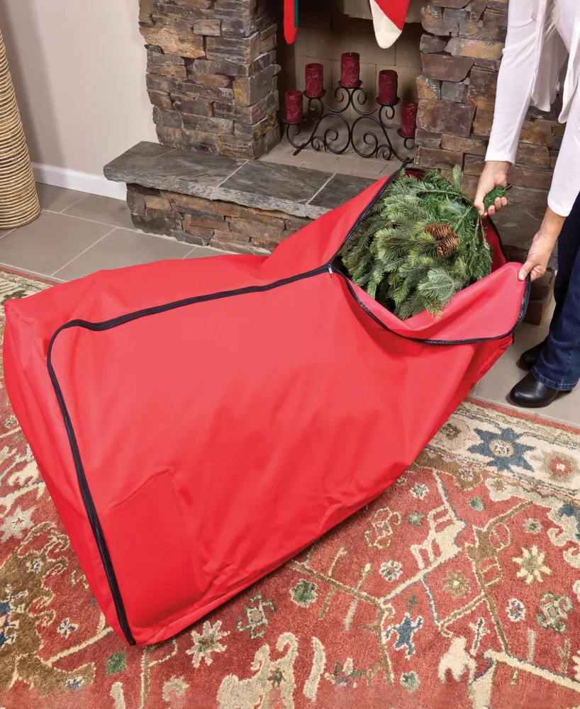 Northlight Rolling Artificial Christmas Tree Storage Bag for Trees up to 9'