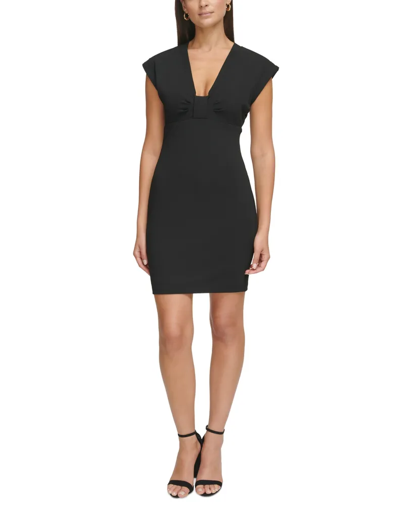 Guess Women's Cap-Sleeve Bodycon Dress