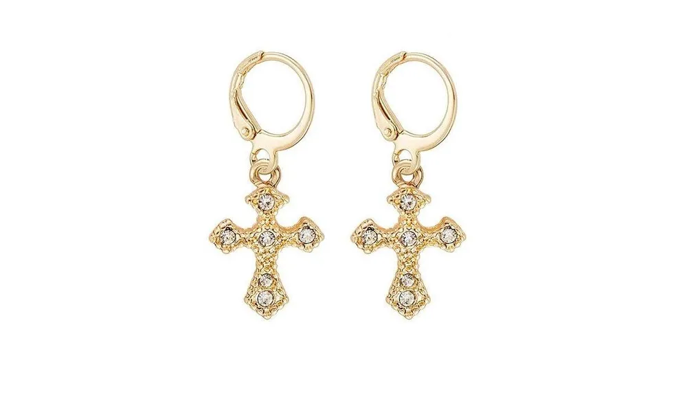 Cross Dangle Earrings for Women