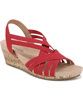 LifeStride Women's Mallory Strappy Wedge Sandals