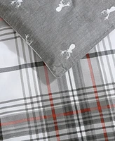 Eddie Bauer Alder Plaid Charcoal Comforter Set